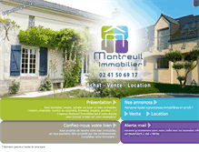 Tablet Screenshot of montreuil-immobilier.com